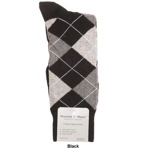 Mens Preswick & Moore(R) Classic Argyle Dress Socks alternate view