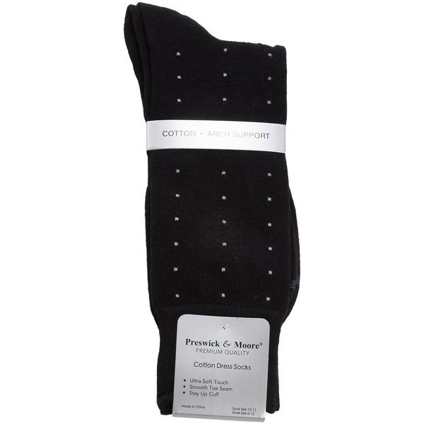 Mens Preswick & Moore(R) True Pindot Crew Socks alternate view