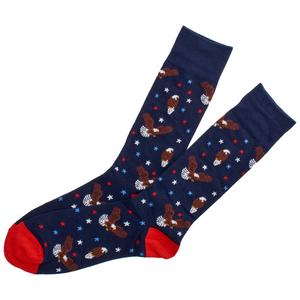 Mens Davco(R) American Eagle Novelty Crew Socks
