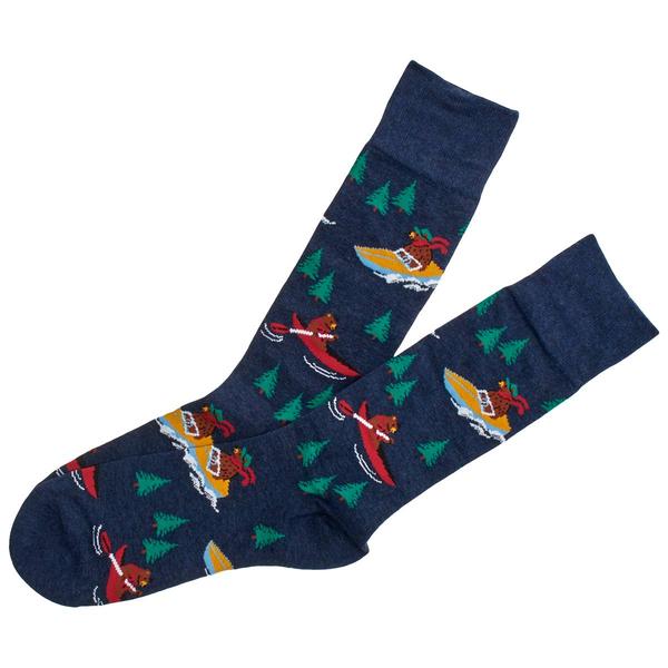Mens Davco(R) Boating Bears Crew Socks