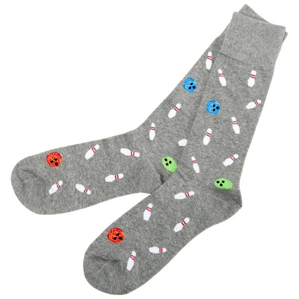 Mens Davco(R) Bowling Crew Socks