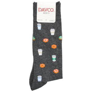 Mens Davco(R) Coffee Break Crew Socks