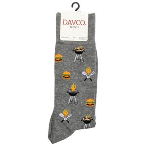 Mens Davco(R) Barbecue Crew Socks