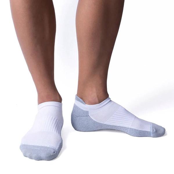 Mens Dr. Motion(R) 2pk. Ankle Compression Socks - White