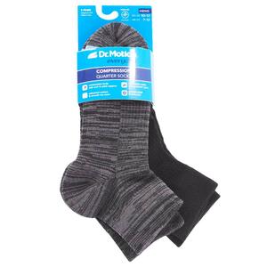 Mens Dr. Motion(R) 2pk. Free Feed Compression Quarter Socks alternate view