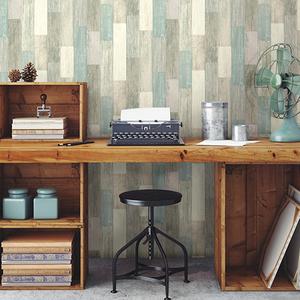 RoomMates(R) Coastal Weathered Plank Peel & Stick Wallpaper alternate view