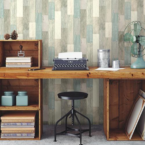 RoomMates(R) Coastal Weathered Plank Peel & Stick Wallpaper alternate view