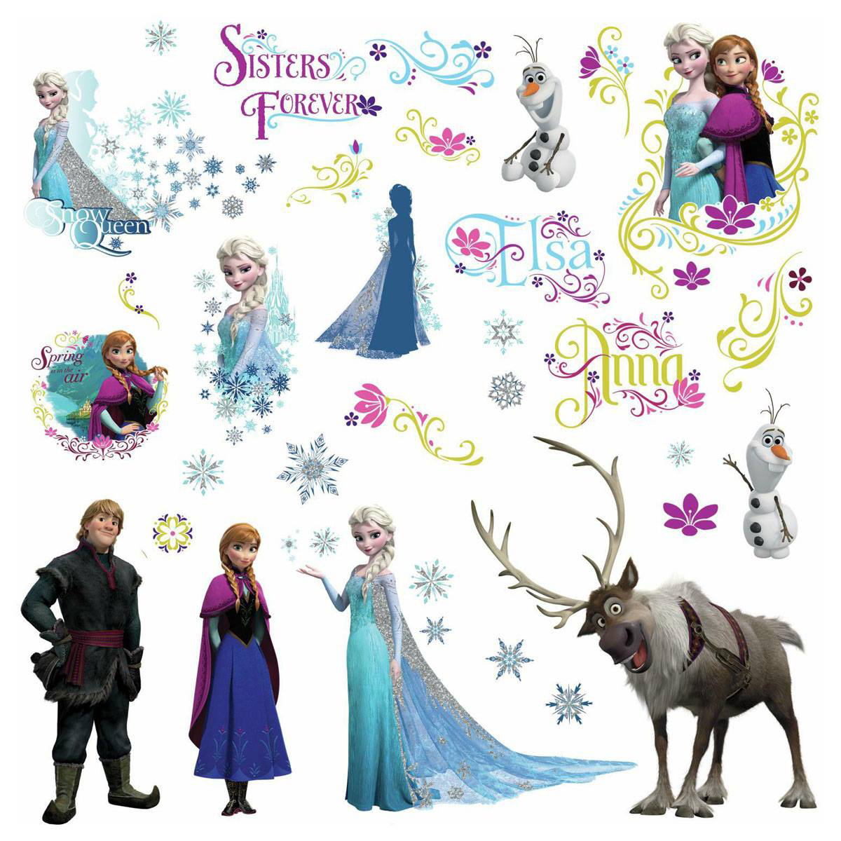 RoomMates(R) Frozen Peel & Stick Wall Decals