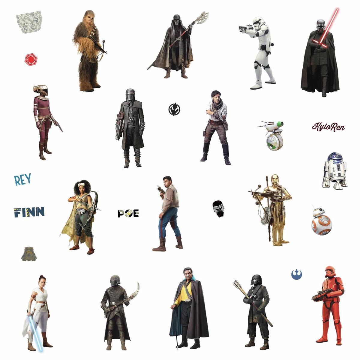 RoomMates(R) Star Wars(R) Episode IX Peel & Stick Giant Wall Decals