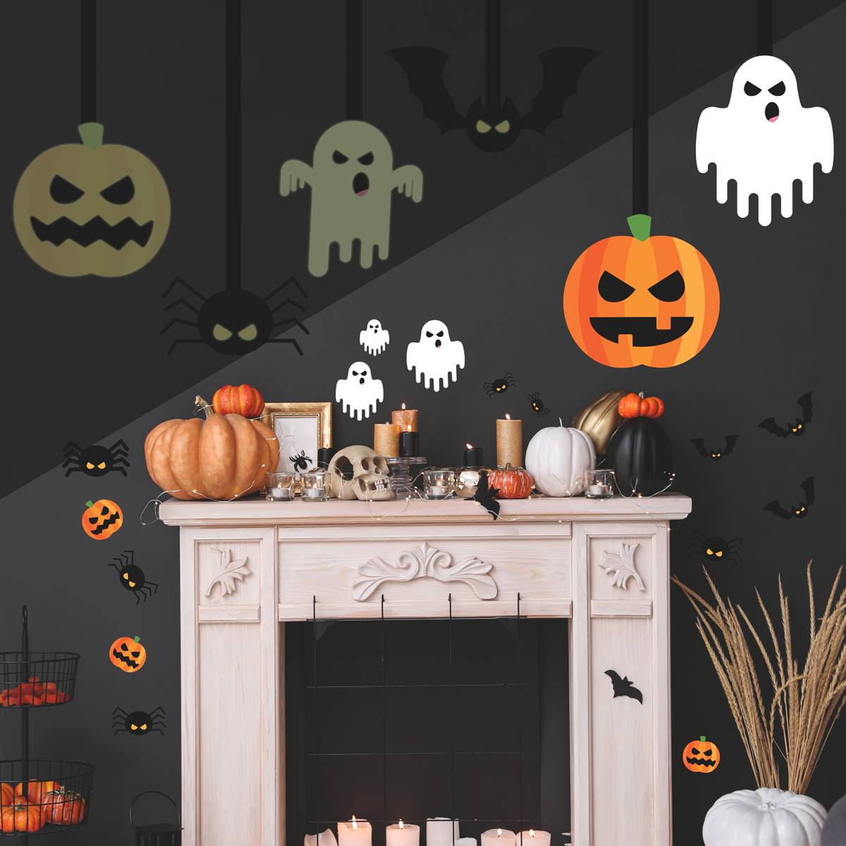 RoomMates(R) Halloween Glow In The Dark Giant Wall Decals