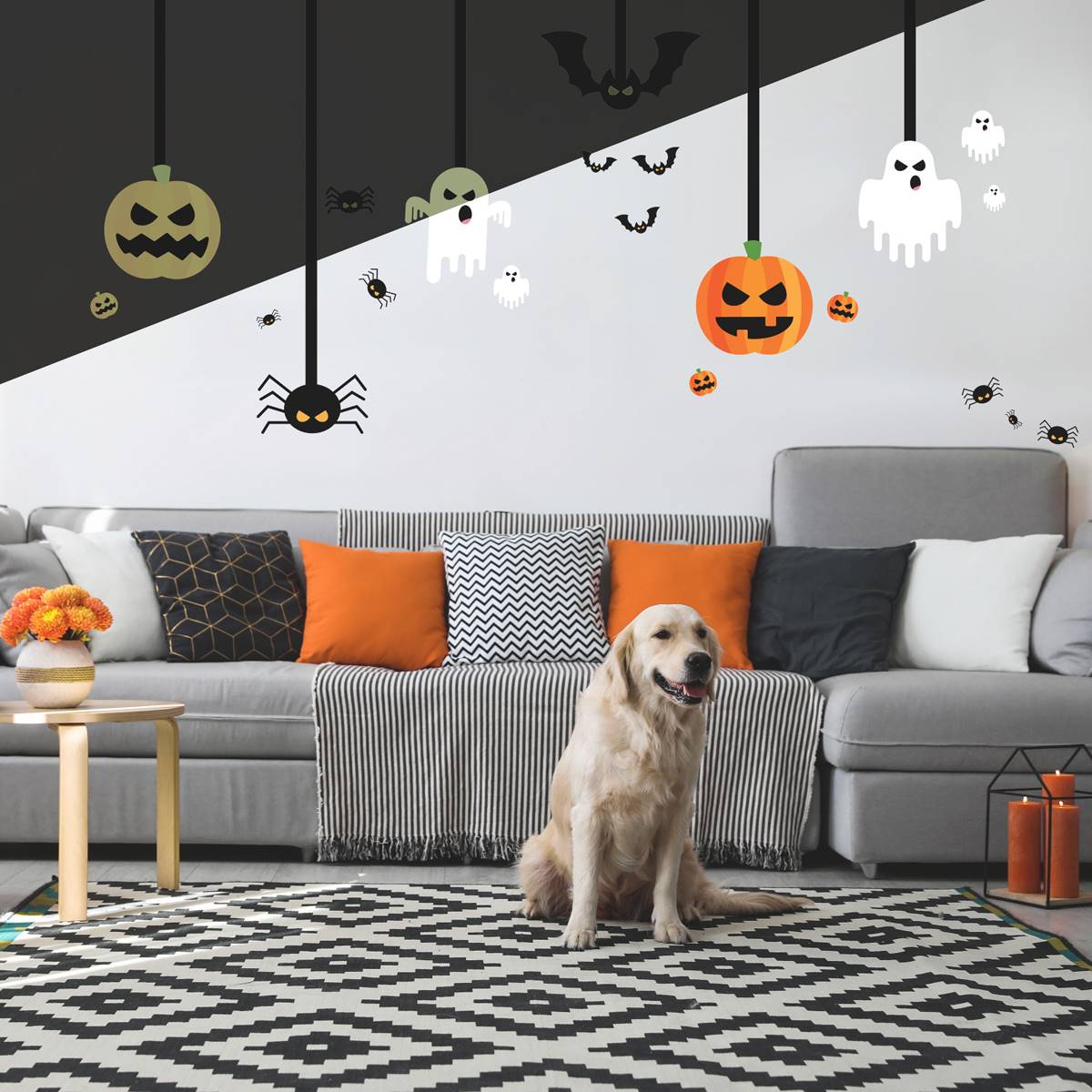 RoomMates(R) Halloween Glow In The Dark Giant Wall Decals