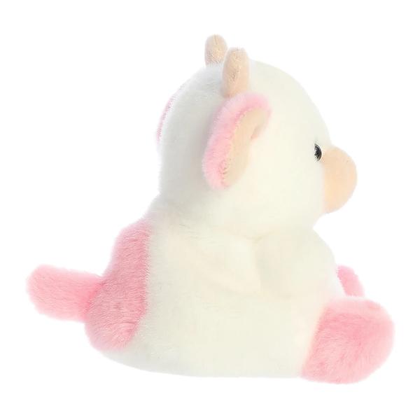 Palm Pals(tm) 6in. Belle Strawberry Cow(tm) Eco Friendly Plush Beanie alternate view