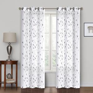 Addison 2pk. Sheer Grommet Curtains alternate view