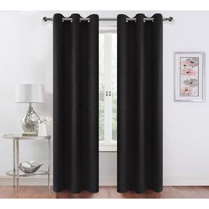 Milo Emboss Energy Saving Grommet 2pk. Panel Curtains