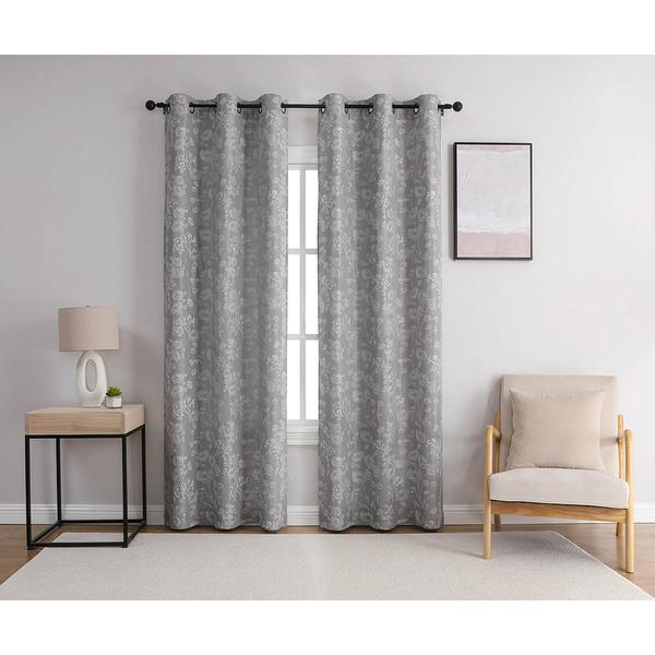 Nataly Jacquard Grommet 2pk. Panel Curtains alternate view