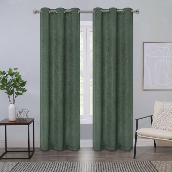 Tuscan Embossed Blackout Grommet Panel Curtain alternate view