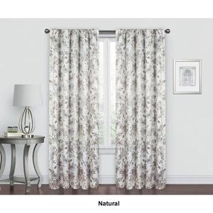 Regal Arabella Floral Print Rod Pocket Curtain Panel alternate view