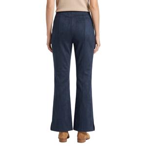 Womens Nanette Lepore Solid Suede Wide Leg Split Seam Pants alternate view