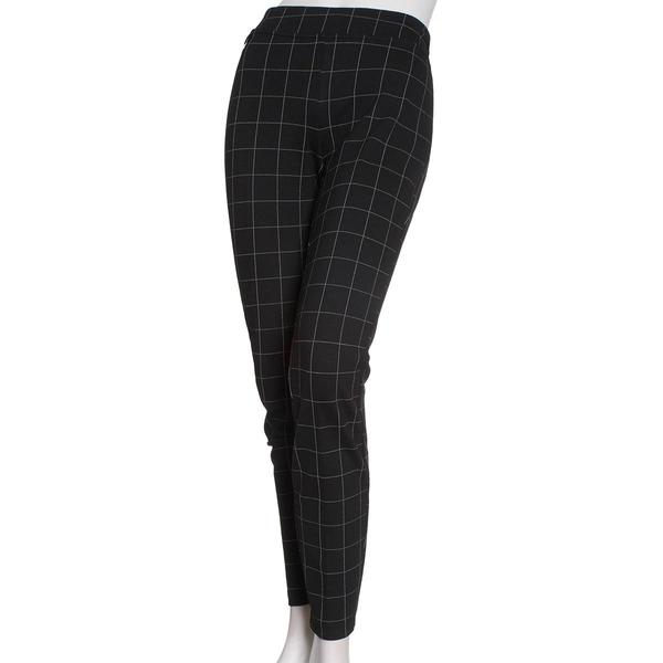 Womens Zac & Rachel Compression Plaid Casual Pants