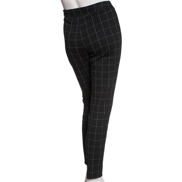 Petite Zac & Rachel Compression Plaid Casual Pants alternate view