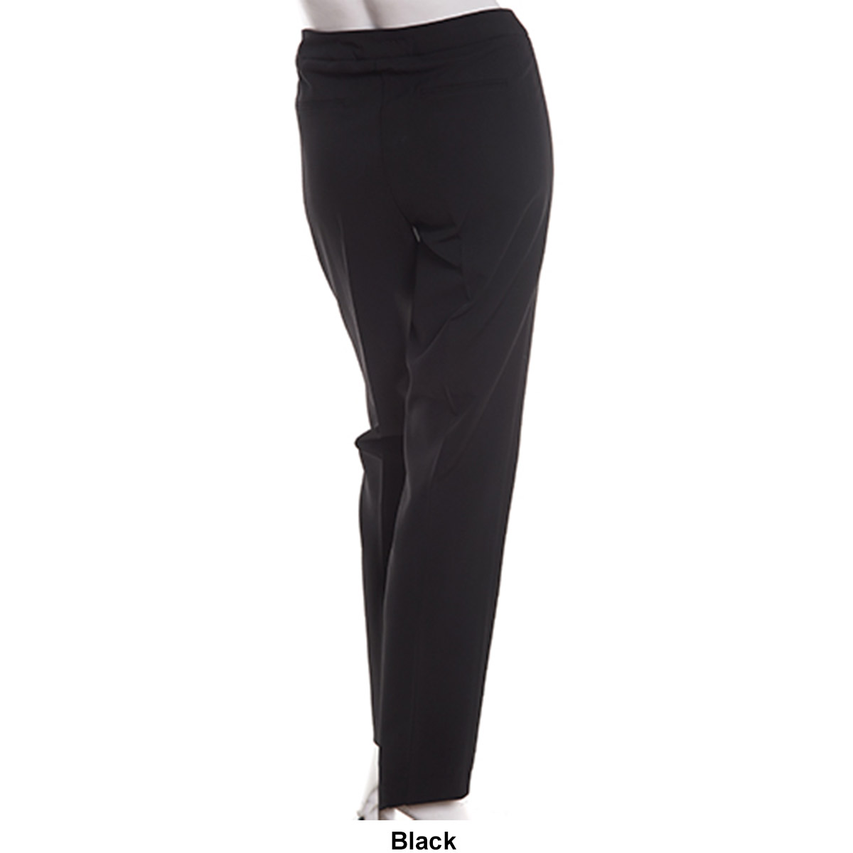 Petite Zac & Rachel Solid Pull On Zip Pocket Pants