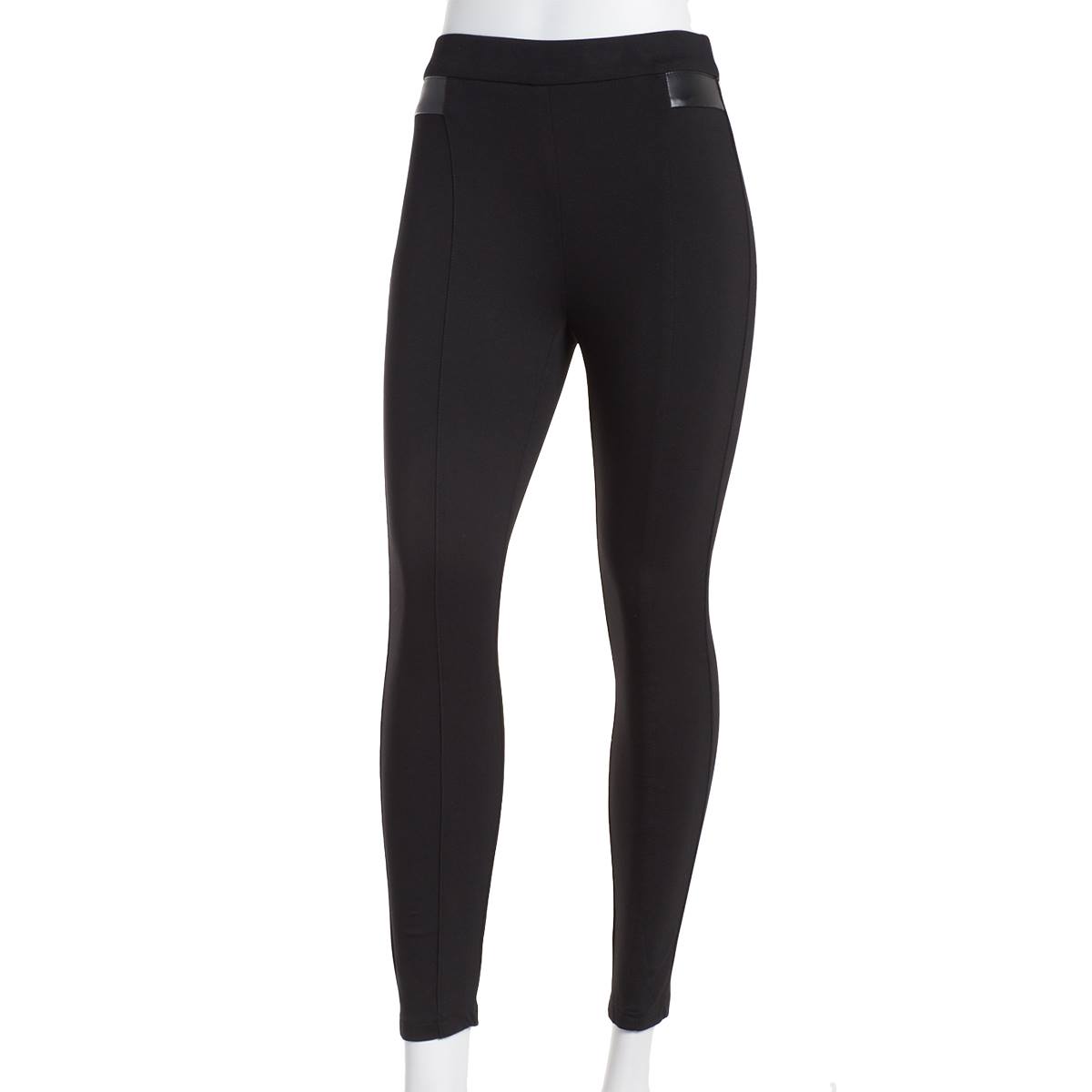 Petite Zac & Rachel Solid Compression Pants With Side Stretch