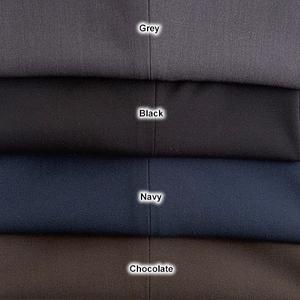Womens Zac & Rachel Solid Flat Front Pants alternate view