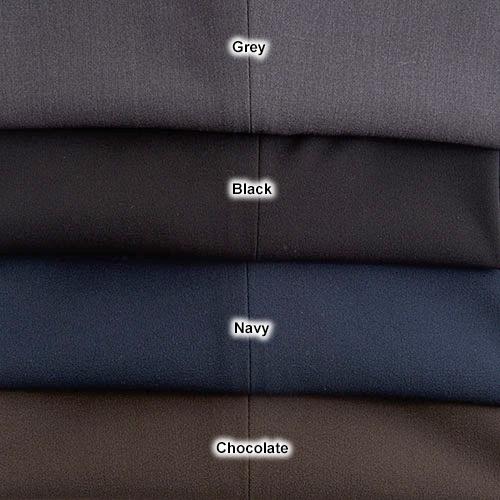Womens Zac & Rachel Solid Flat Front Pants alternate view
