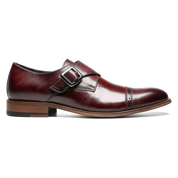 Mens Stacy Adams Desmond Cap Toe Monk Strap Oxfords alternate view