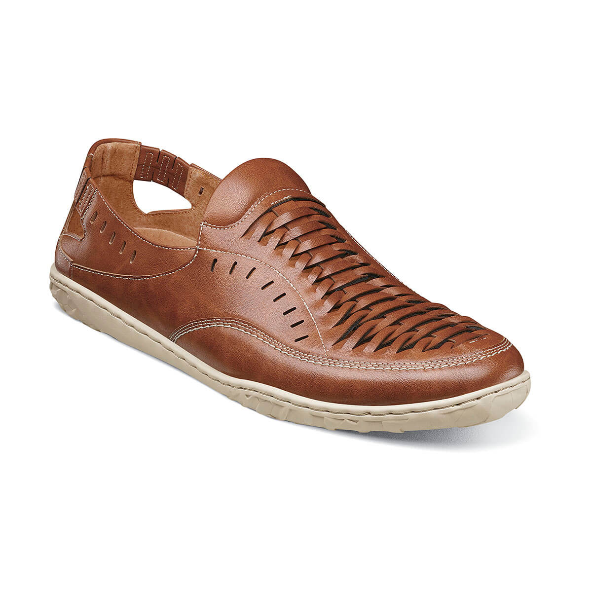 Mens Stacy Adams Ibiza Woven Vamp Oxfords