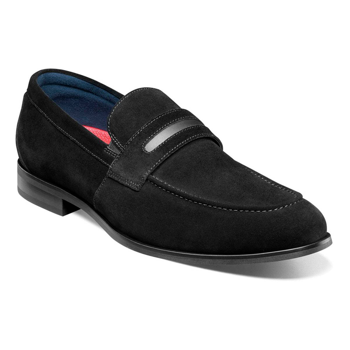 Mens Stacy Adams Burke Moc Toe Saddle Loafers