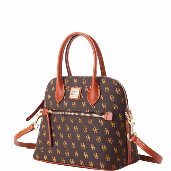 Dooney & Bourke Domed Satchel with Logo alternate view