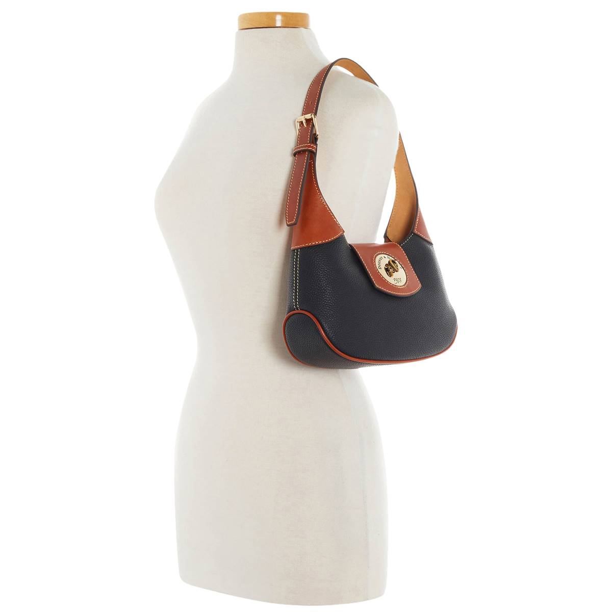 Dooney & Bourke Turnlock Pebble Hobo