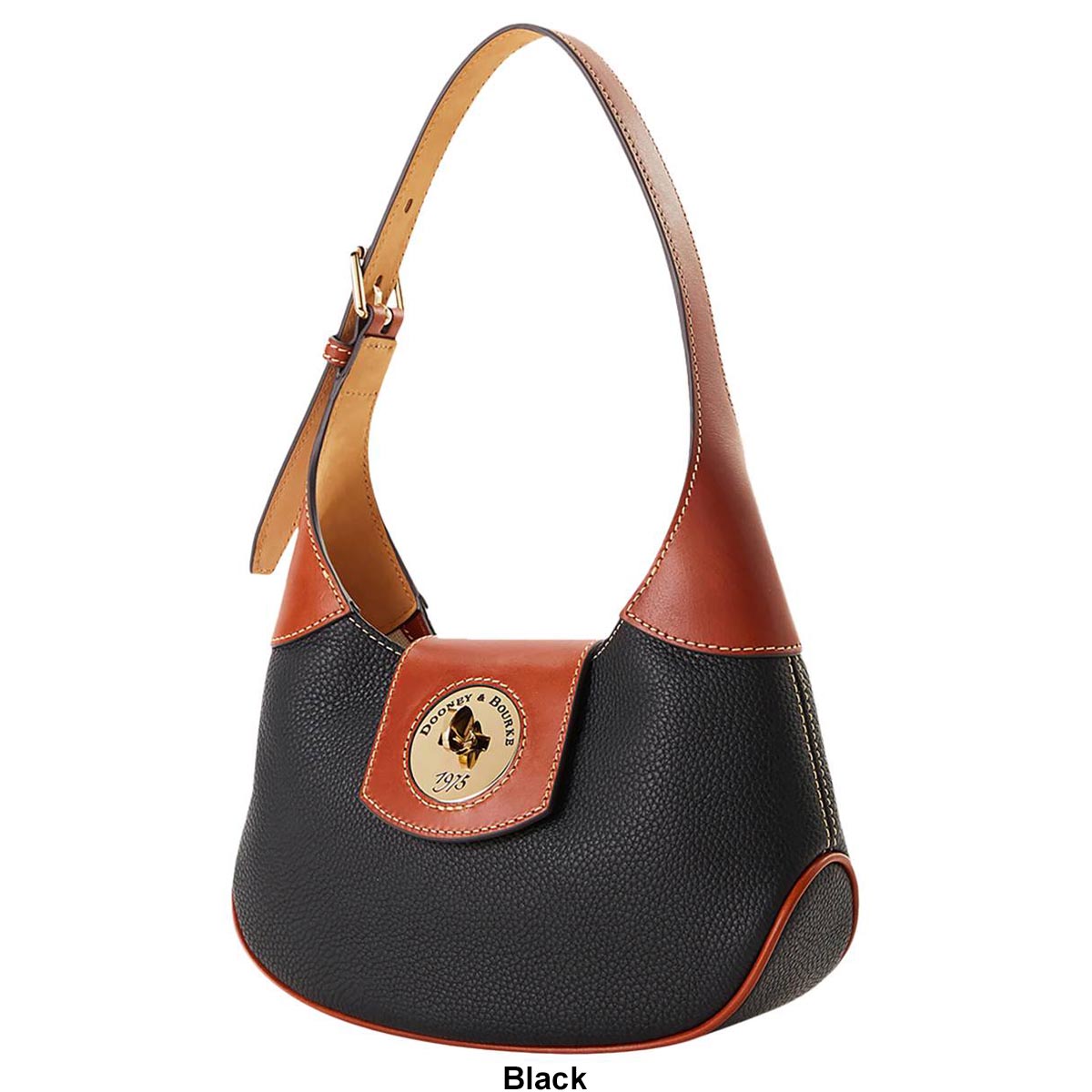 Dooney & Bourke Turnlock Pebble Hobo