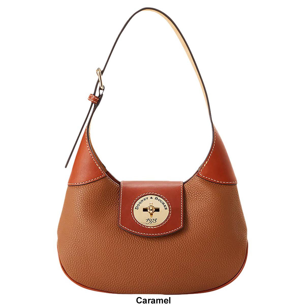 Dooney & Bourke Turnlock Pebble Hobo