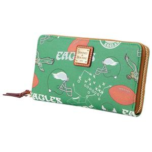 Dooney & Bourke Philadelphia Eagles Large Zip-Around Wristlet alternate view