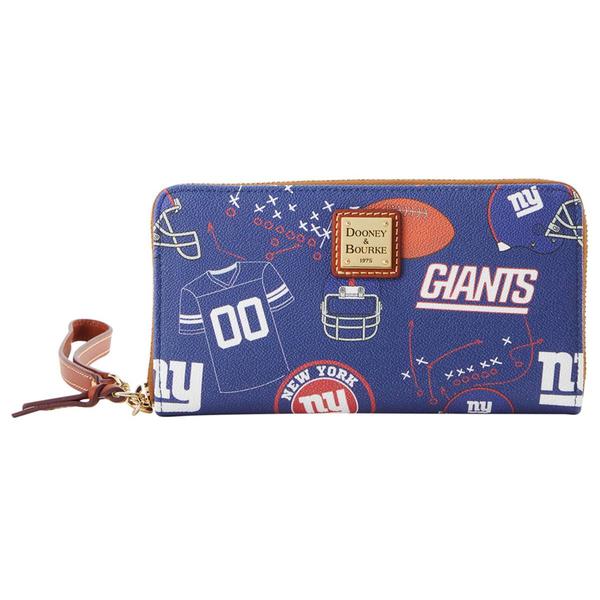 Dooney & Bourke New York Giants Large Zip-Around Wristlet