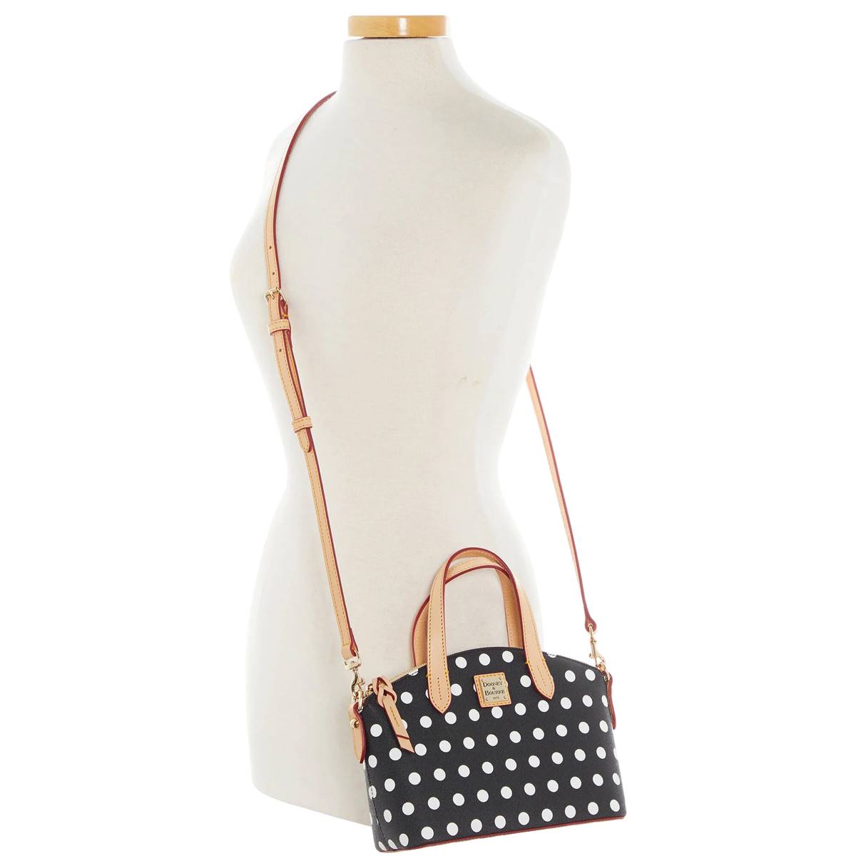 Dooney & Bourke Polka Dot Ruby Satchel