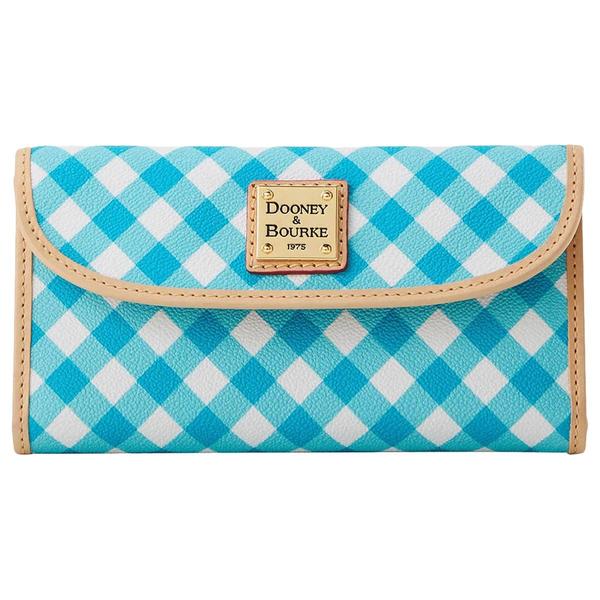 Womens Dooney & Bourke Gingham II Continental Wallet