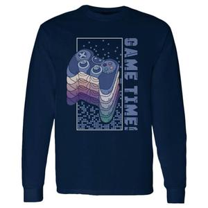 Boys (8-20) Game Time Pixel Long Sleeve w/ Earbuds