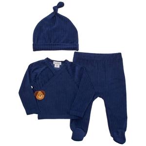 Baby Boy (NB-9M) Quiltex Puppy 3pc. Take Me Home Set