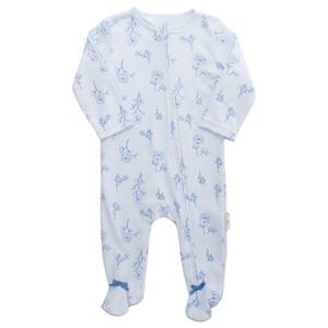 Baby Boy (NB-9M) Quiltex Floral Basic Sleep N Play Sleeper