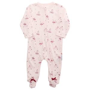Baby Boy (NB-9M) Quiltex Bows Basic Sleep N Play Sleeper