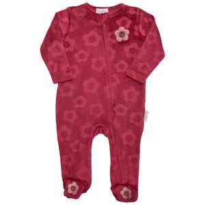 Baby Girl (NB-9M) Quiltex Embossed Floral Sleeper