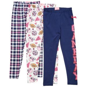 Girls (7-16) Freestyle Revolution 3pk. Game Day Leggings