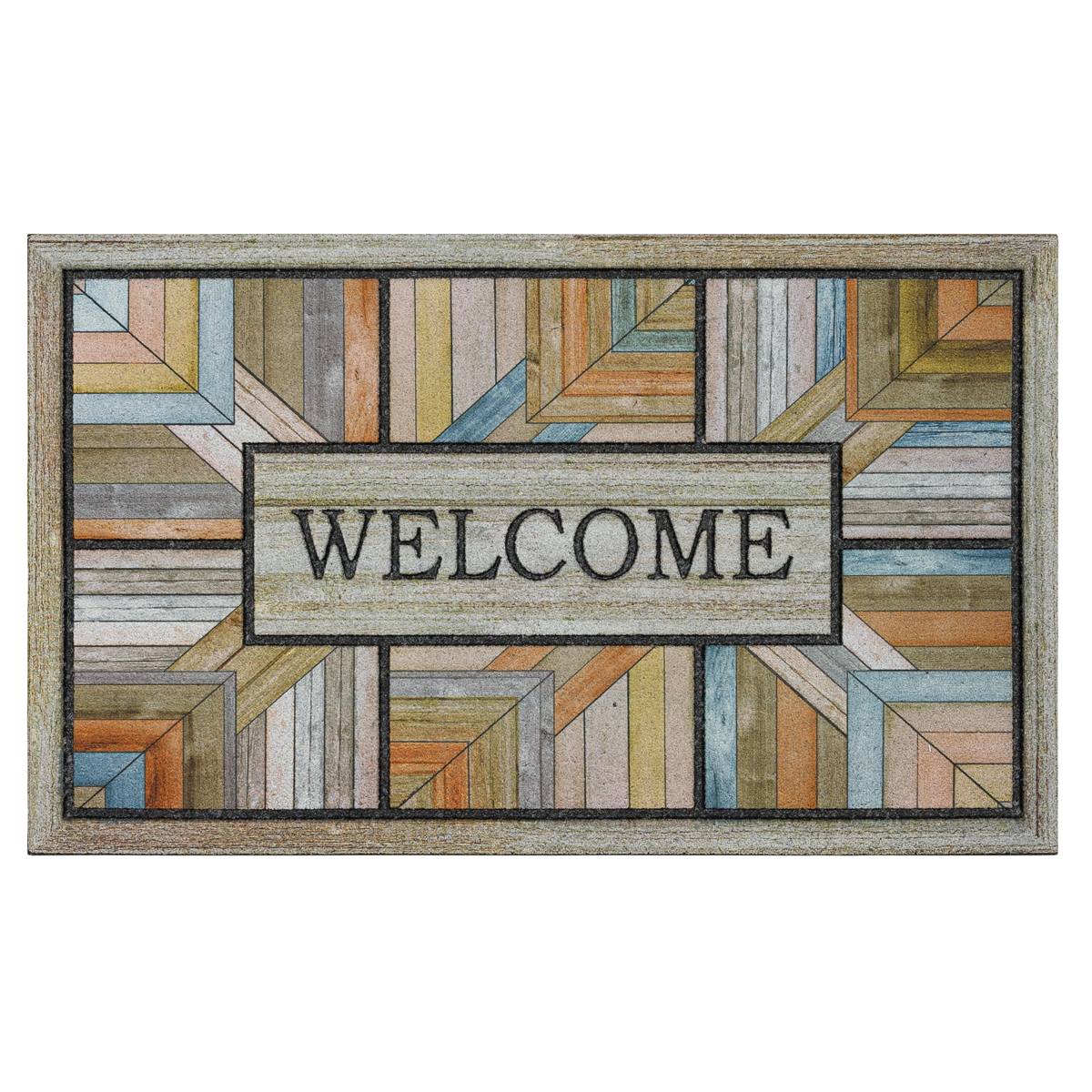 Mohawk Home Colorful Roots Welcome Rectangle Doormat