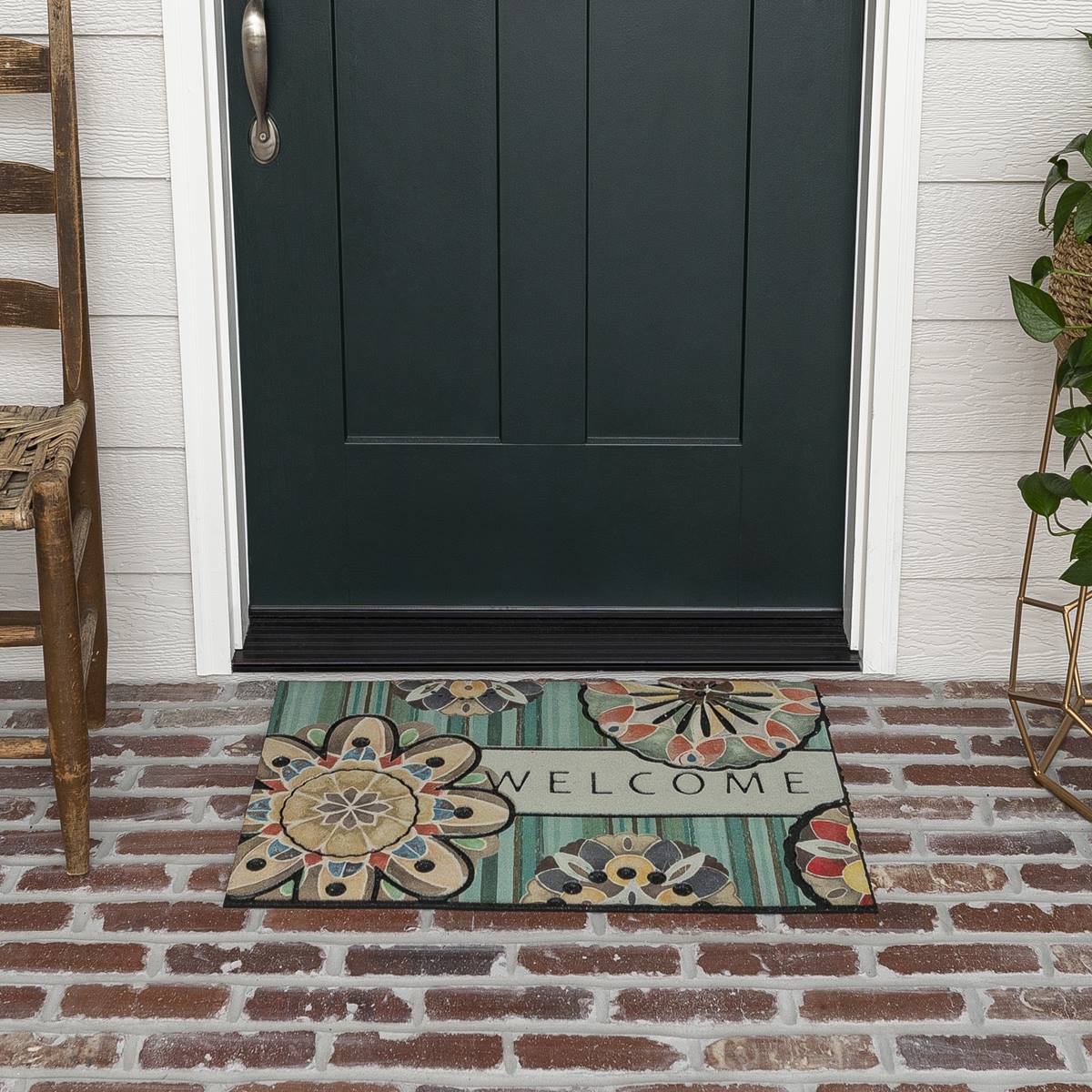 Mohawk Home Playful Medallion Welcome Rectangle Doormat