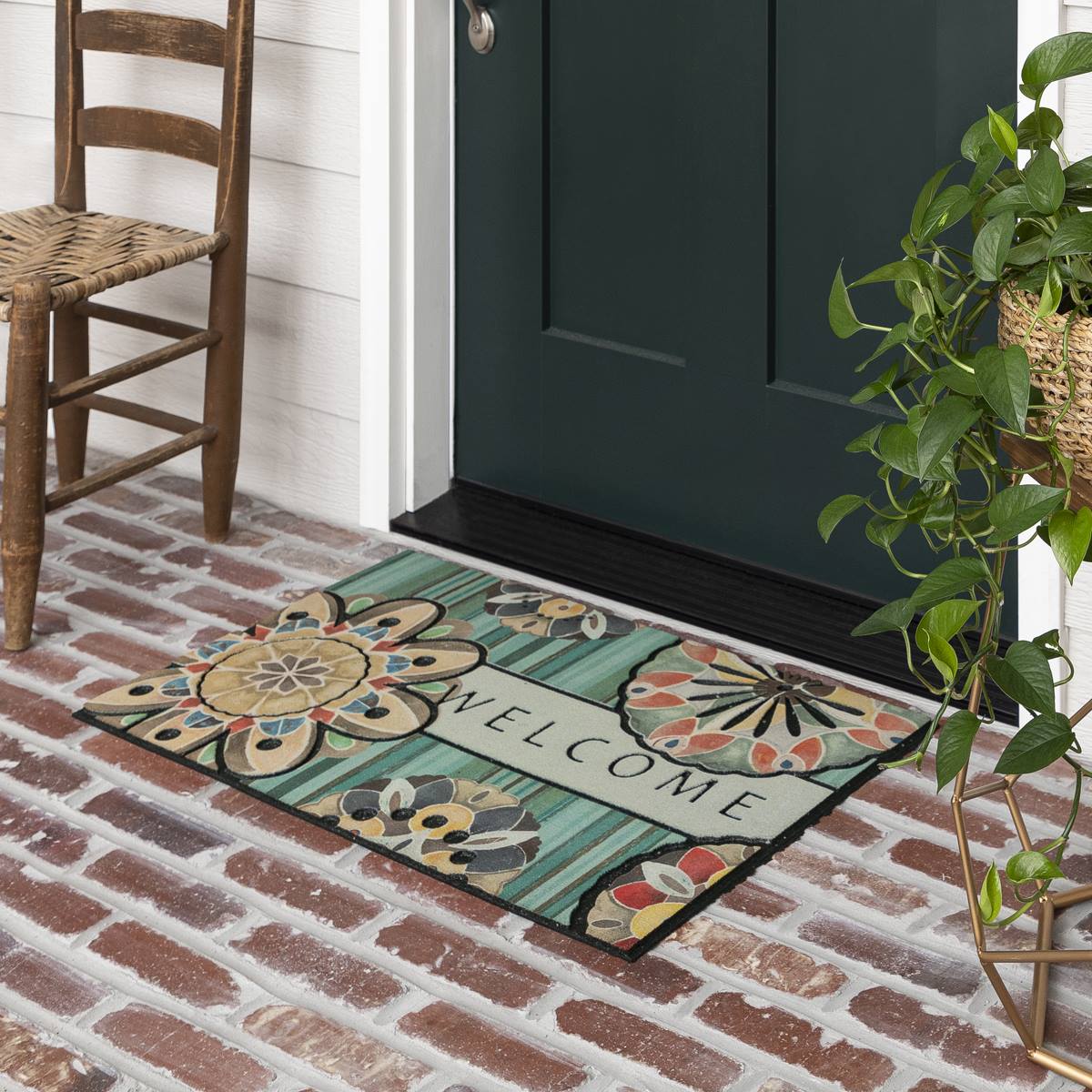 Mohawk Home Playful Medallion Welcome Rectangle Doormat