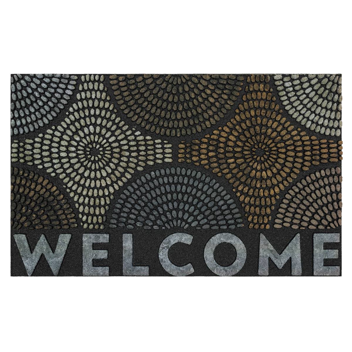 Mohawk Home Radiant Color Bursts Welcome Rectangle Doormat