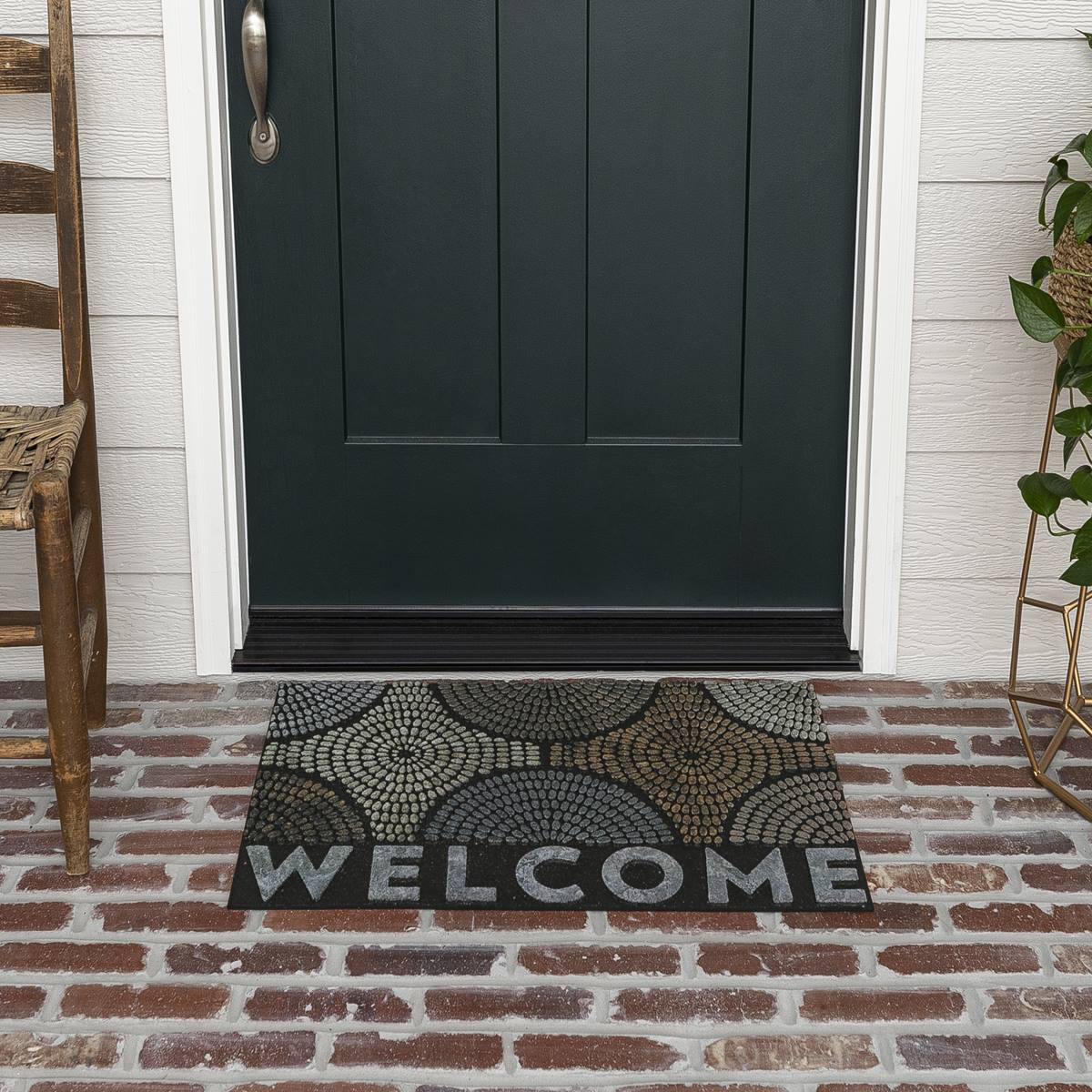 Mohawk Home Radiant Color Bursts Welcome Rectangle Doormat